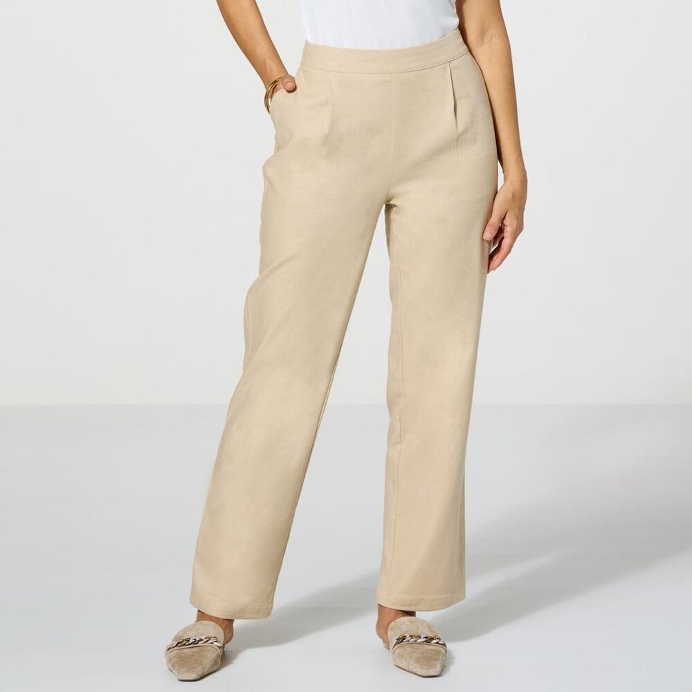 Women's EUC Vintage Jaclyn Smith Spencer fit Khaki Chino pants size 6